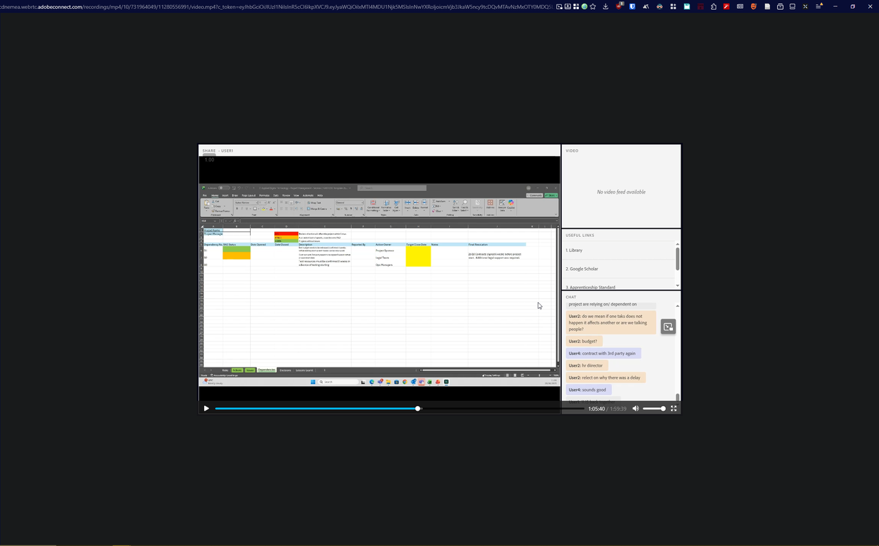 A screenshot of the MP4 video file with the URL visible